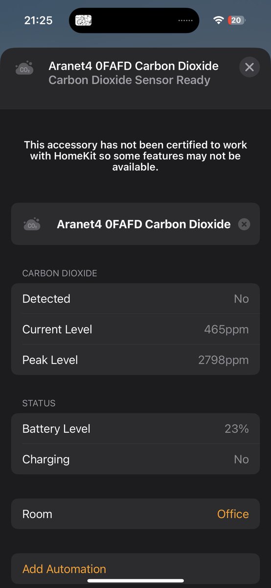 Ha, kaut kādā veidā somā uzgājis augšā CO2. #aranet4