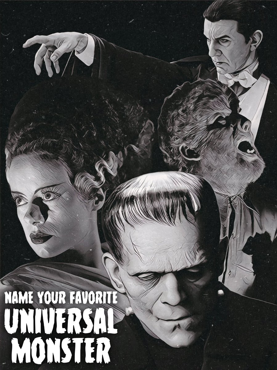 Can you name your favorite among the classic Universal Monsters?
#HorrorCommunity #MutantFam