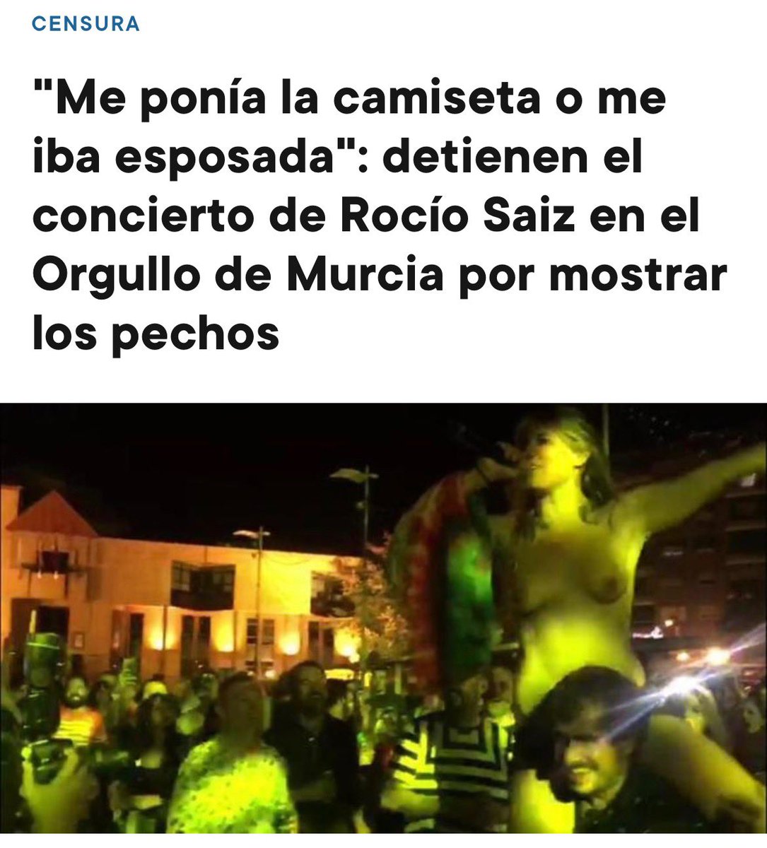 ElviraMedina_'s tweet photo. La policía de la moral del PP de Ballesta ya está aquí

😑 Menuda vergüenza lo del Orgullo de Murcia. Con esta derechona, no hace falta ultraderecha 🧵 https://t.co/a37ZmJ5aXu