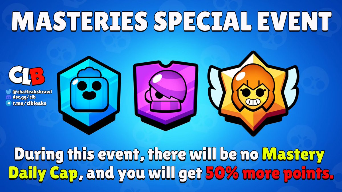 Masteries Special Event! 🔥

Which Brawler are you planning to grind? 👇

#BrawlStars #EnchantedWoods