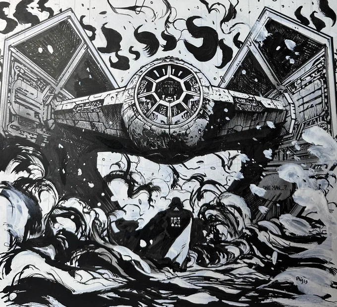 My Vader Black White and Red story comes out this Wednesday! Woo!
