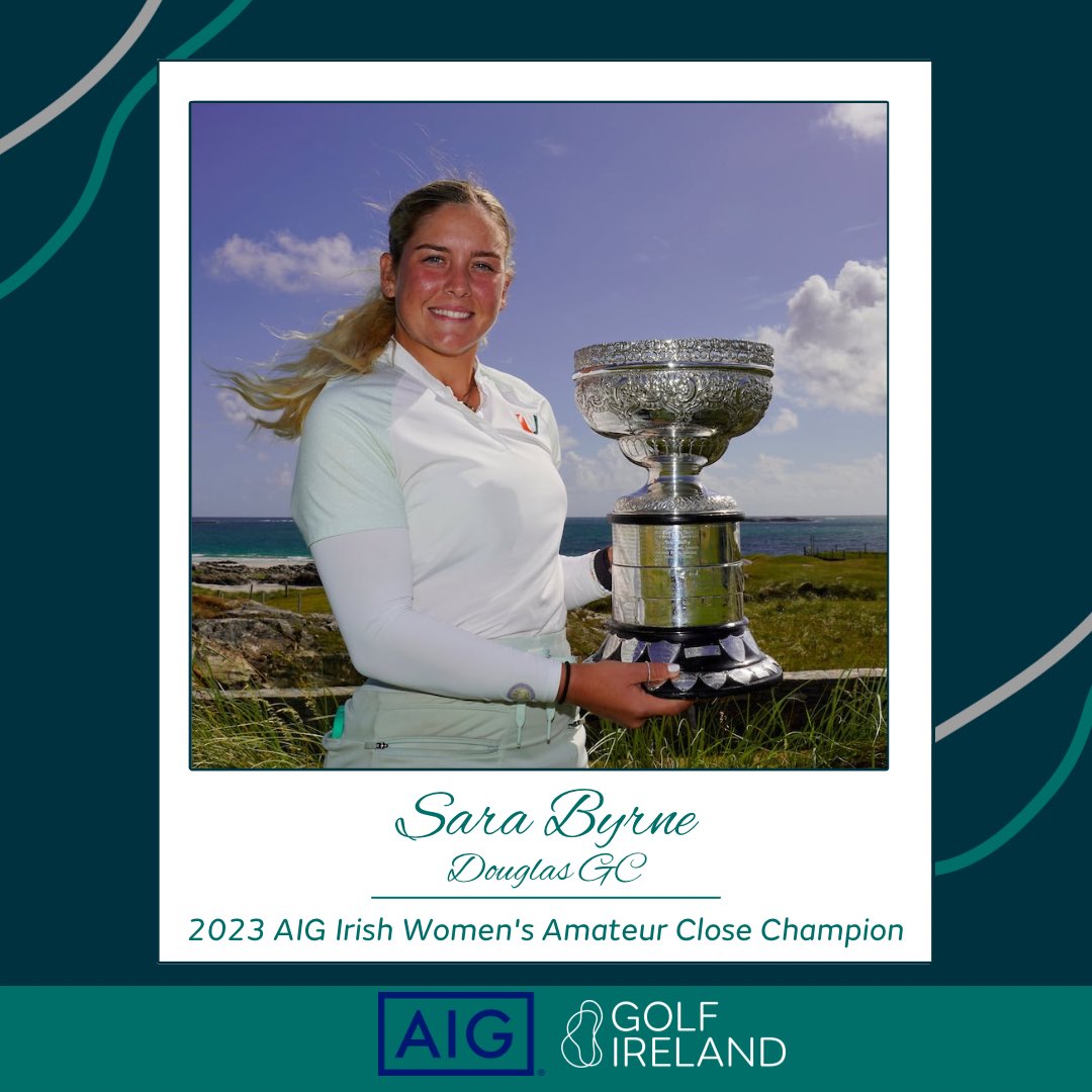 So nice, she had to do it twice✌️

2023 <a href="/AIGIreland/">AIG Ireland</a> Irish Women’s Amateur Close Champion, <a href="/sarabyrne01/">Sara Byrne</a>🏆

<a href="/Douglasgolfclub/">Douglas Golf Club</a> | <a href="/ConnemaraLinks/">Connemara Golf Links</a> 

📸 <a href="/golffile/">GOLFFILE</a>