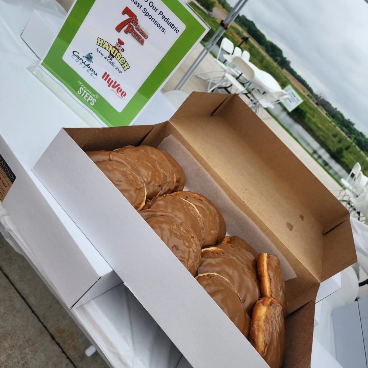 Hanisch Bakery on Twitter "Great Day Supporting with Donuts and Pizza!!!! CrohnsColitisFn