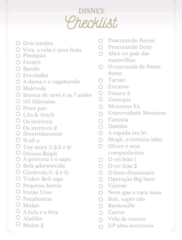 Quantos você já assistiu?