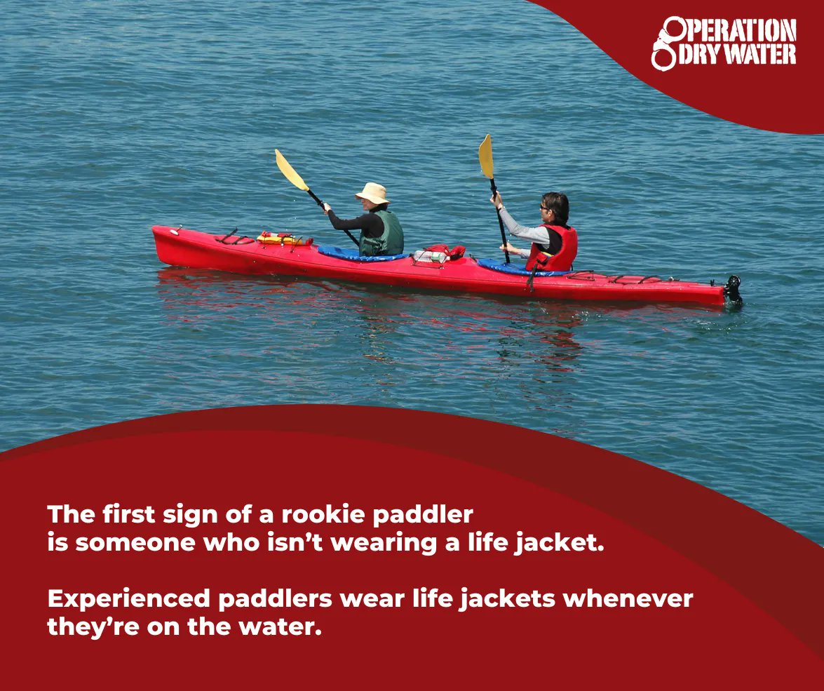 Regardless of your level of paddling experience, always be sure to take appropriate safety precautions when kayaking, canoeing or paddleboarding. #PaddleSafe #ODW23