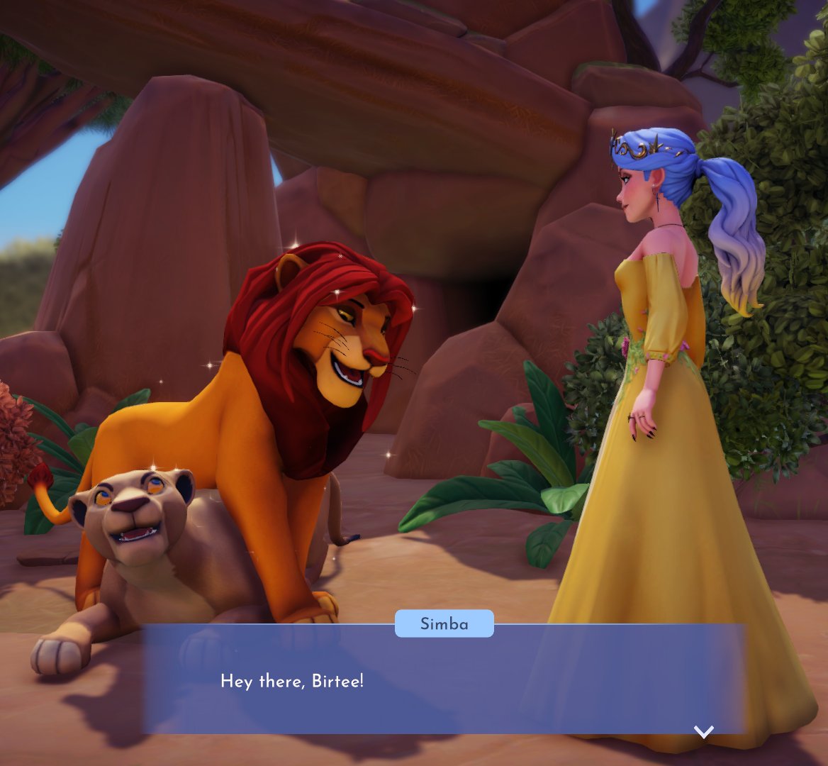 Birtee_'s tweet photo. When you feel like you have walked in on something you shouldn't have..... #DisneyDreamlightValley https://t.co/Rx0qkhmMu3