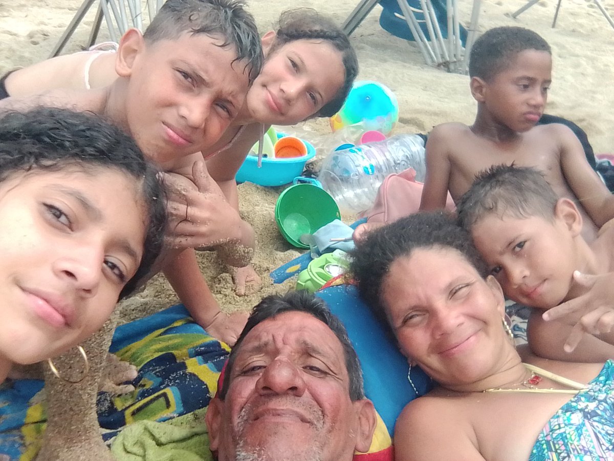 Con mi gran combo completo de rilax ayer en la playa