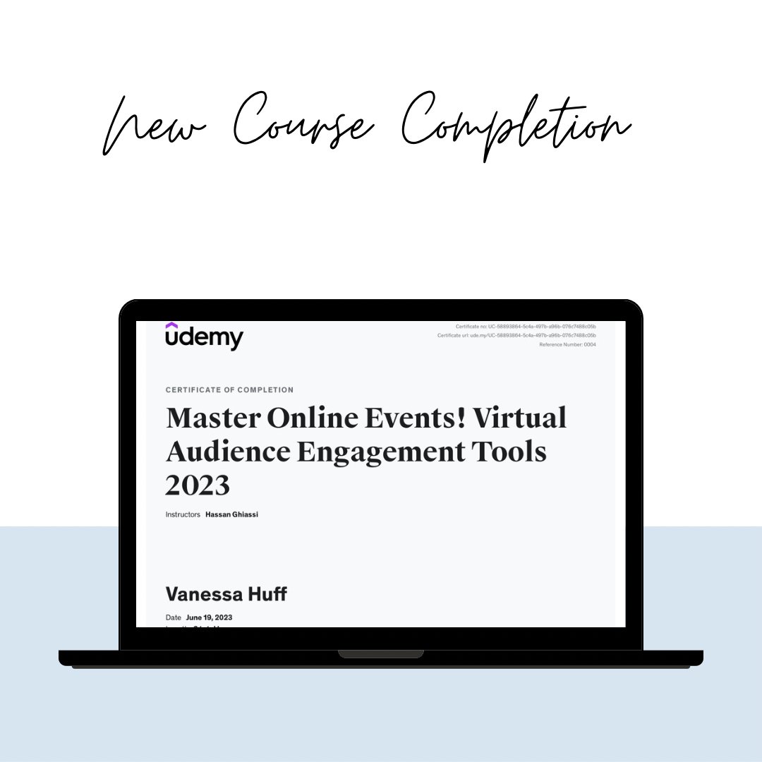 NEW Course Completed 👍 #events #marketing #Engagement