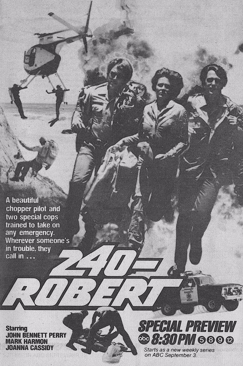 AyerNomasSeries's tweet photo. Así llegaba #240Robert a la televisión norteamericana https://t.co/LcpJTsUlAh