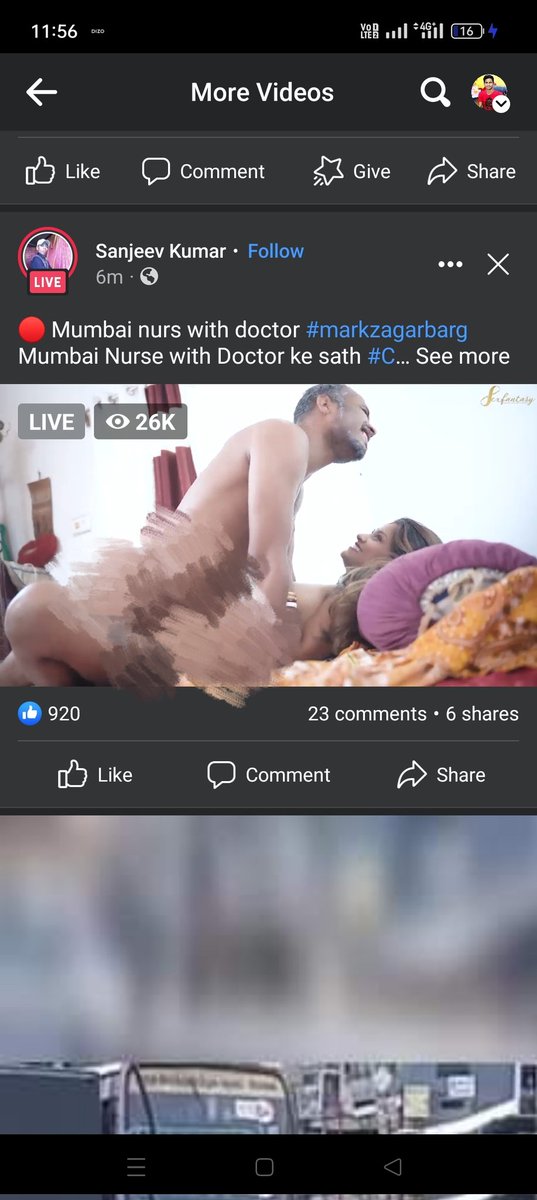 Why this type of obscene video is being shown on Facebook.
Doesn't the Facebook team care about this?
I have reported many videos still this type of video is being shown।
Now I am even scared to watch videos on Facebook, when will such obscene videos start showing. @facebook