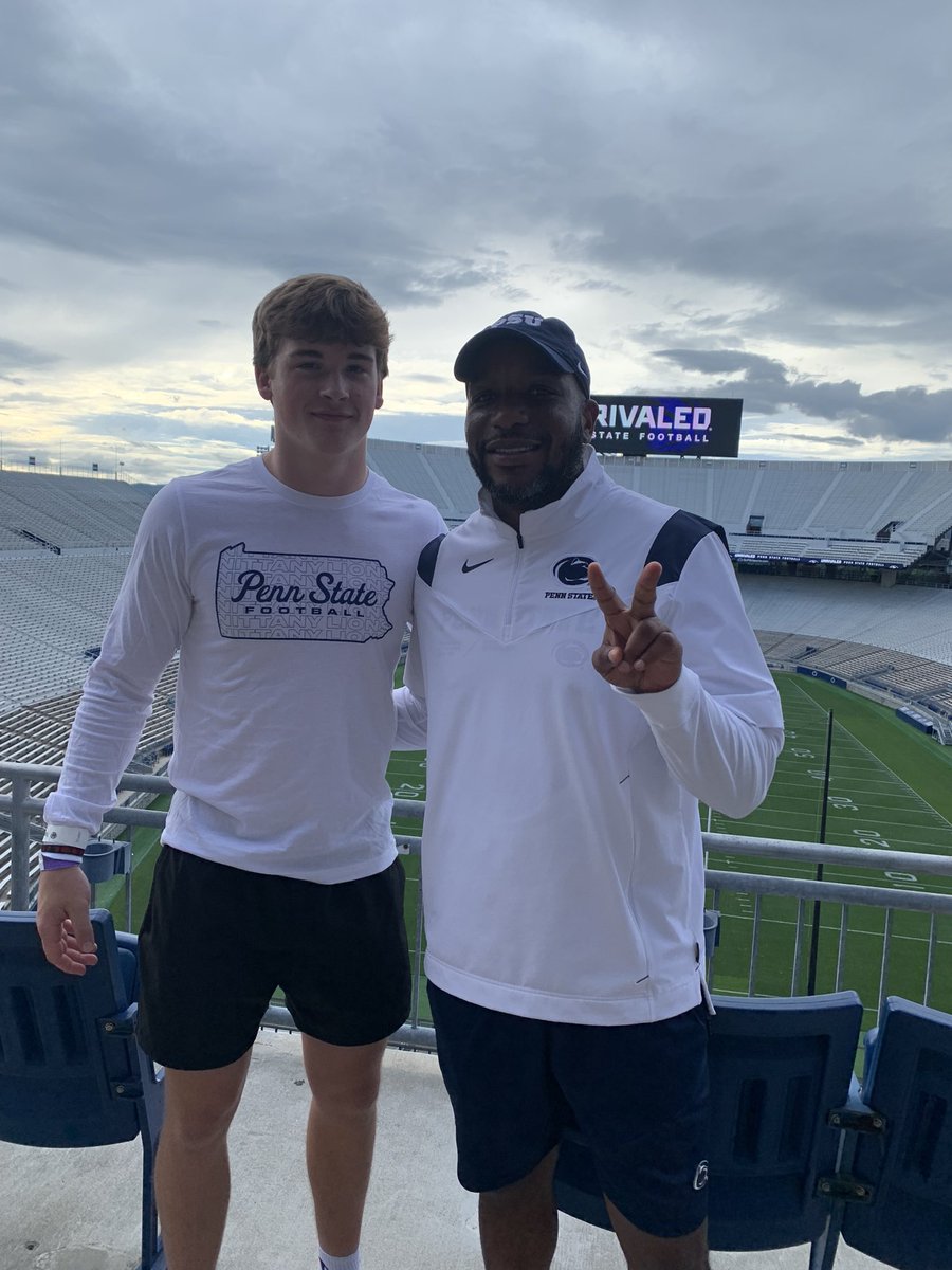 Cfileppo22's tweet image. Thanks to @PennStateFball for a great experience. Clocked it at a 4.49 in the 40 yard dash. @coachjfranklin @CoachOlaAdams @CoachTerryPSU @Coachpoindexter @PRZPAvic @PFSkillsAcademy @PaFootballNews @PAPrepsRivals @coachRickLyster