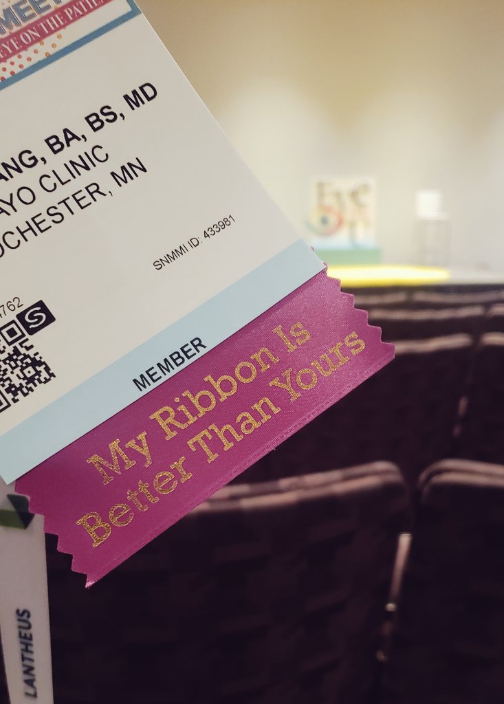 SamJangMD's tweet photo. Always appreciate some humor from the conference organizers 😅@SNM_MI https://t.co/5ptIGbbB4c