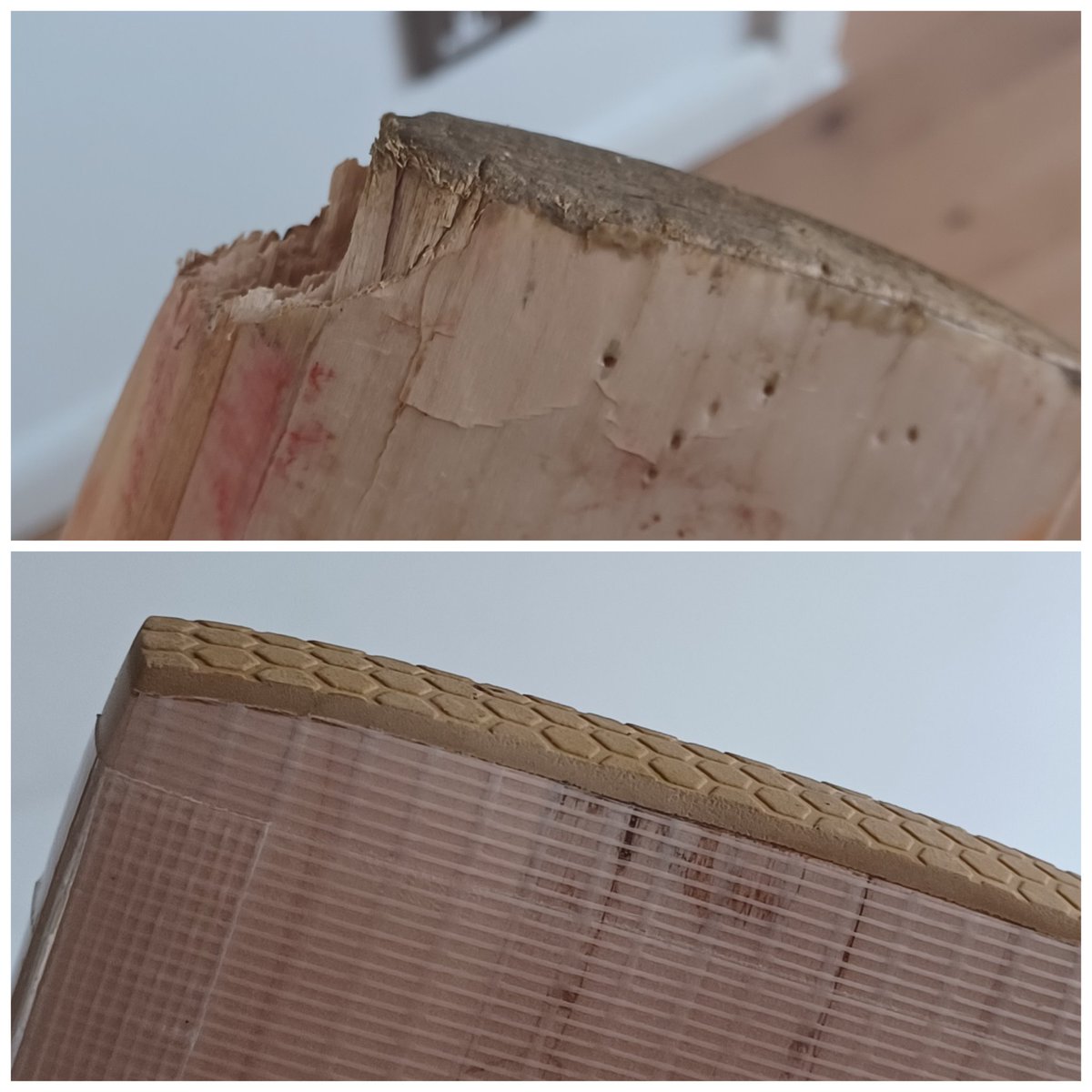 TSICBC's tweet photo. There was a piece missing from this one, so I needed to borrow from another bat to get it fixed.

It looks a lot fresher now. Hopefully, there will be a few more runs in there!

🏏🏏🏏 

#cricket #cricketbat #cricketbatrepairs  #cricketlovers #Cambridgeshire https://t.co/sKBkco5Lgz
