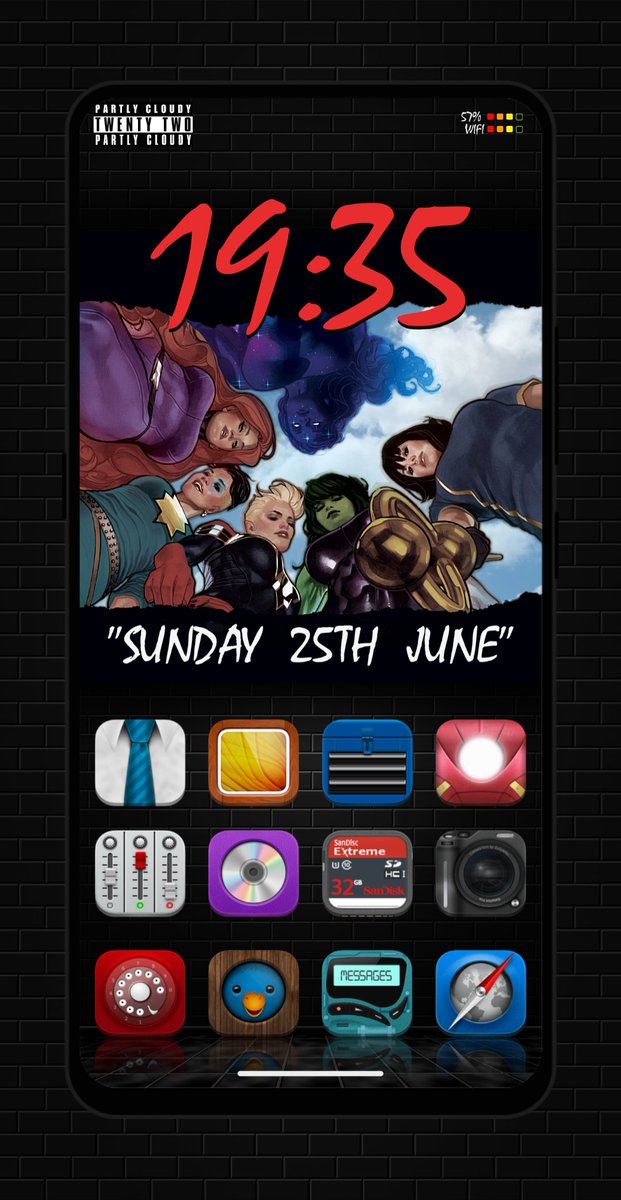 spencerdawson3's tweet image. Sunday shot.
Klwp.
#Sublimity icons by @Subywrex 
Credits where due for the rest.