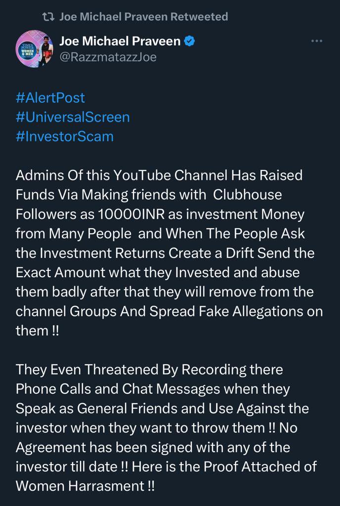 MSimath's tweet image. How does this guy manipulates just to create hate on #UniversalScreen

Am not interested to release audios till now. But hereafter… Game ON…

Reply for his recent tweet stating we are abusers. Just listen his audio…

#PublicityPaithiyam