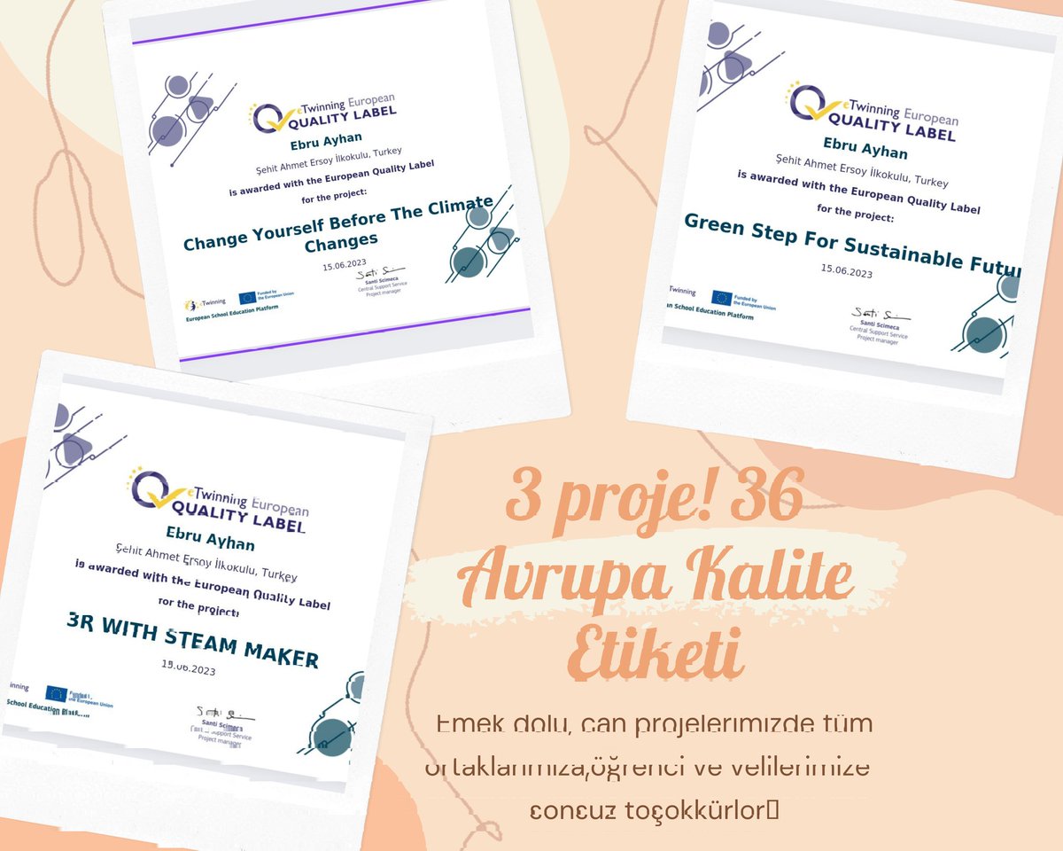 Hayal ettik oldu...Şimdi özel ödüllerin hayalini kuruyoruz.. Neden olmasın?🙏☺️
@MersinMEM 
@AdemKoca46 
@mut_mem 
@harungergin 
@eTwinningMersin 
@bircankeles 
@NazikYldz5 
@MehtapDemir79