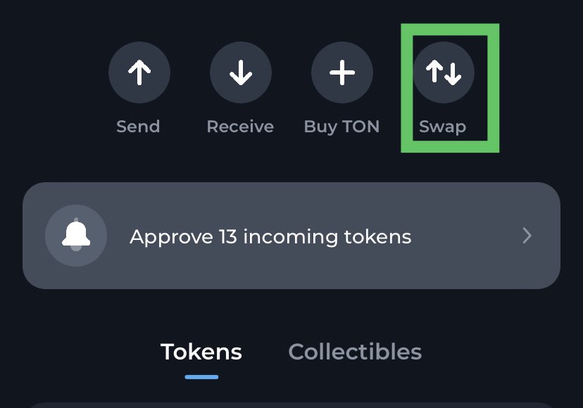 All the #TON options in one wallet: 
after embedded #Staking, in #Tonkeeper available token swap straight on the main tab!

Huge ecosystem in one app — is @tonkeeper 💎

#crypto #blockchain #Web3 #USDT #BTC #ETH #NFT #tokens #swap