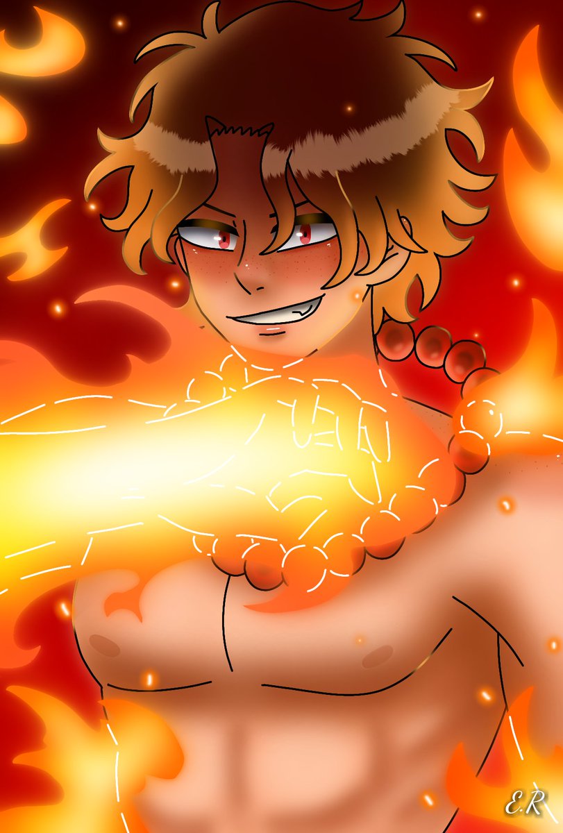 "Fire fist" Portgas D. Ace #draw #drawing #fanart #OnePiece #Onepiecefanart #PortgasDAce ＃ワンピース #ポートガス・D・エース #originalart #digitalart #digitalpainting #art #digital RECUERDA QUE SI TE GUSTAN MIS DIBUJOS PUEDES PASARTE POR MI PERFIL Y APOYAR CON UN LIKE ^^ ♡
