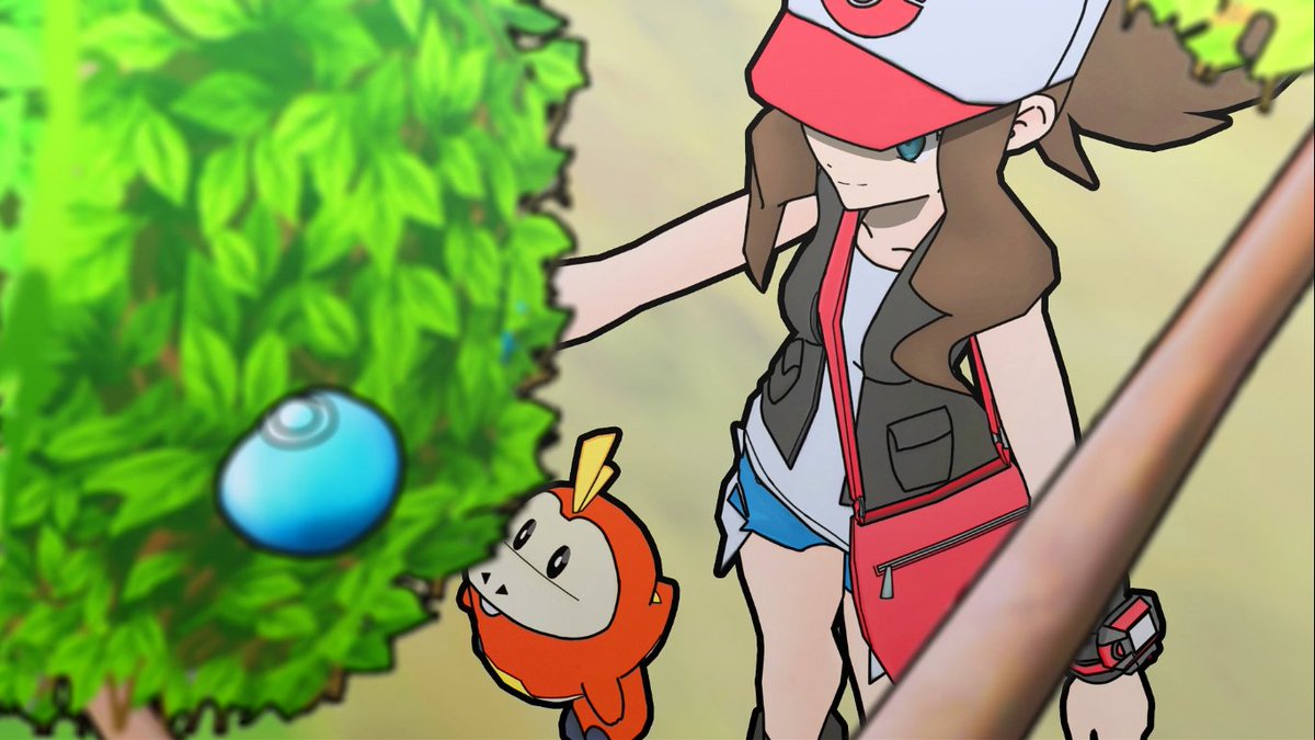 mewmation's tweet photo. Pokemon Hilda and Fuecoco there are 4 cuts left of animation then editing #pokemon #pokémon #pokemonhilda #fuecoco https://t.co/FskxS8NKYF