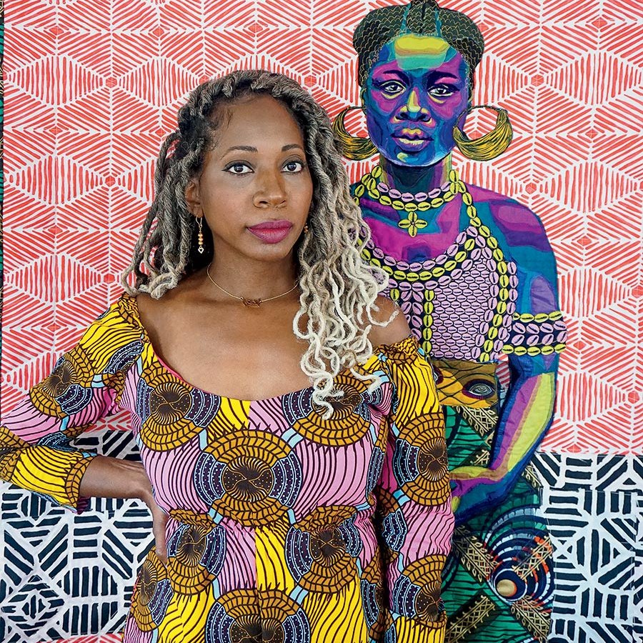 ICYMI: Bisa Butler's Afrofuturism Exhibition: 'Big Objects, Big Stories: I Go To Prepare A Place For You' took place on June 21 at the Smithsonian's National Museum of African American History and Culture