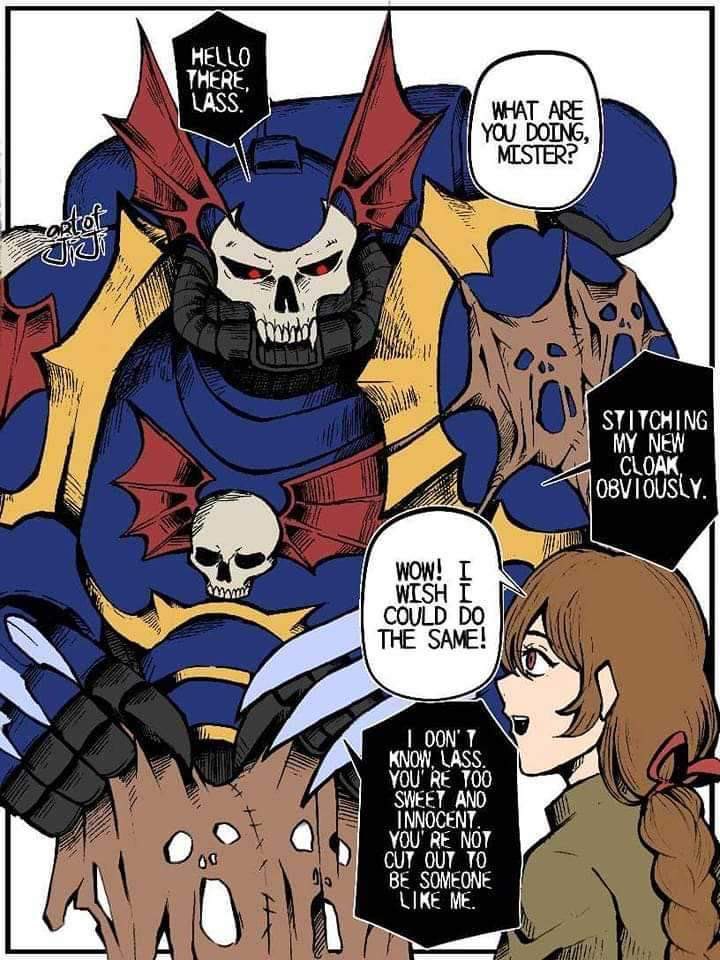 wandering_edd's tweet photo. Sally would later found out exactly what she was cut out for.
Gloves. It was gloves.
#warhammer40kcommunity #warhammer40k #warhammercomic #nightlords #EdGeininSpaaaace
#gloves https://t.co/cQ4FfPQHUl