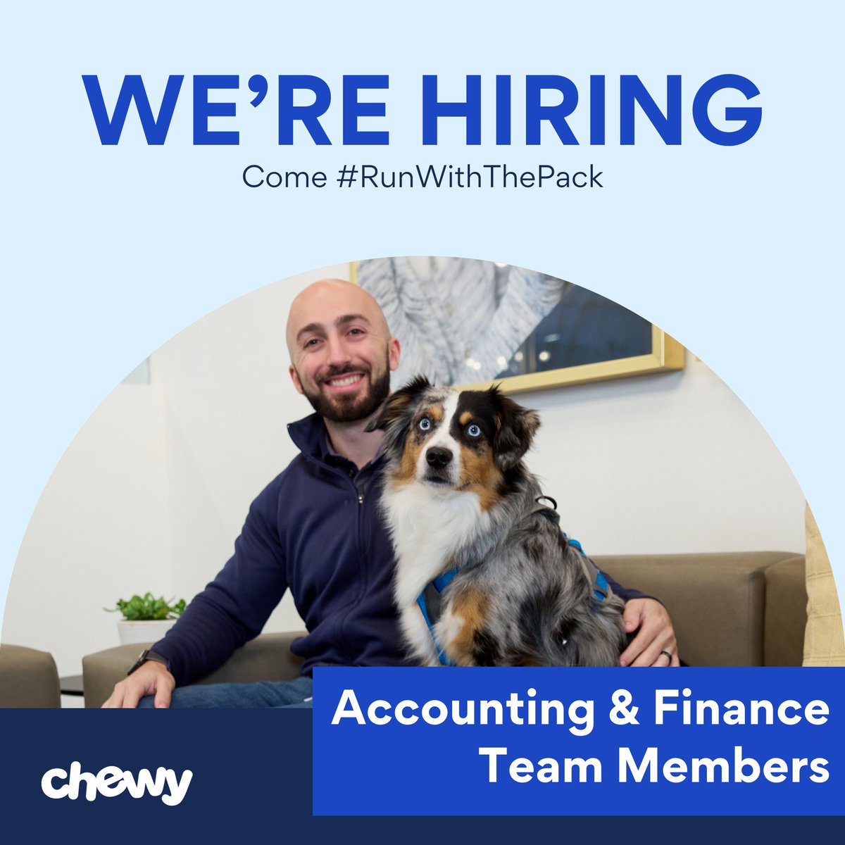 Alejandro and Indigo are looking for highly motivated, analytical and entrepreneurial future Team Members to join the #Accounting and #Finance pack! 🤩 Follow this link and take the next step in your career journey: chwy.co/3MOjM05 🐾 

#RunWithThePack