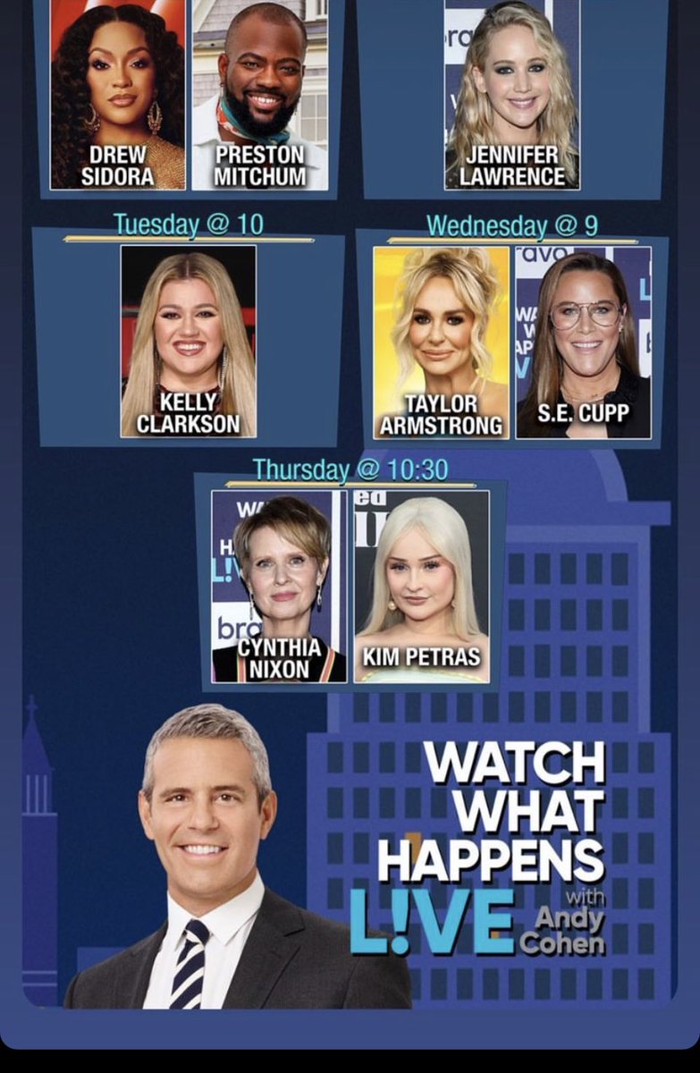 @kellyclarkson on #wwhl Tuesday #KellyClarkson  #KCR #chemistry