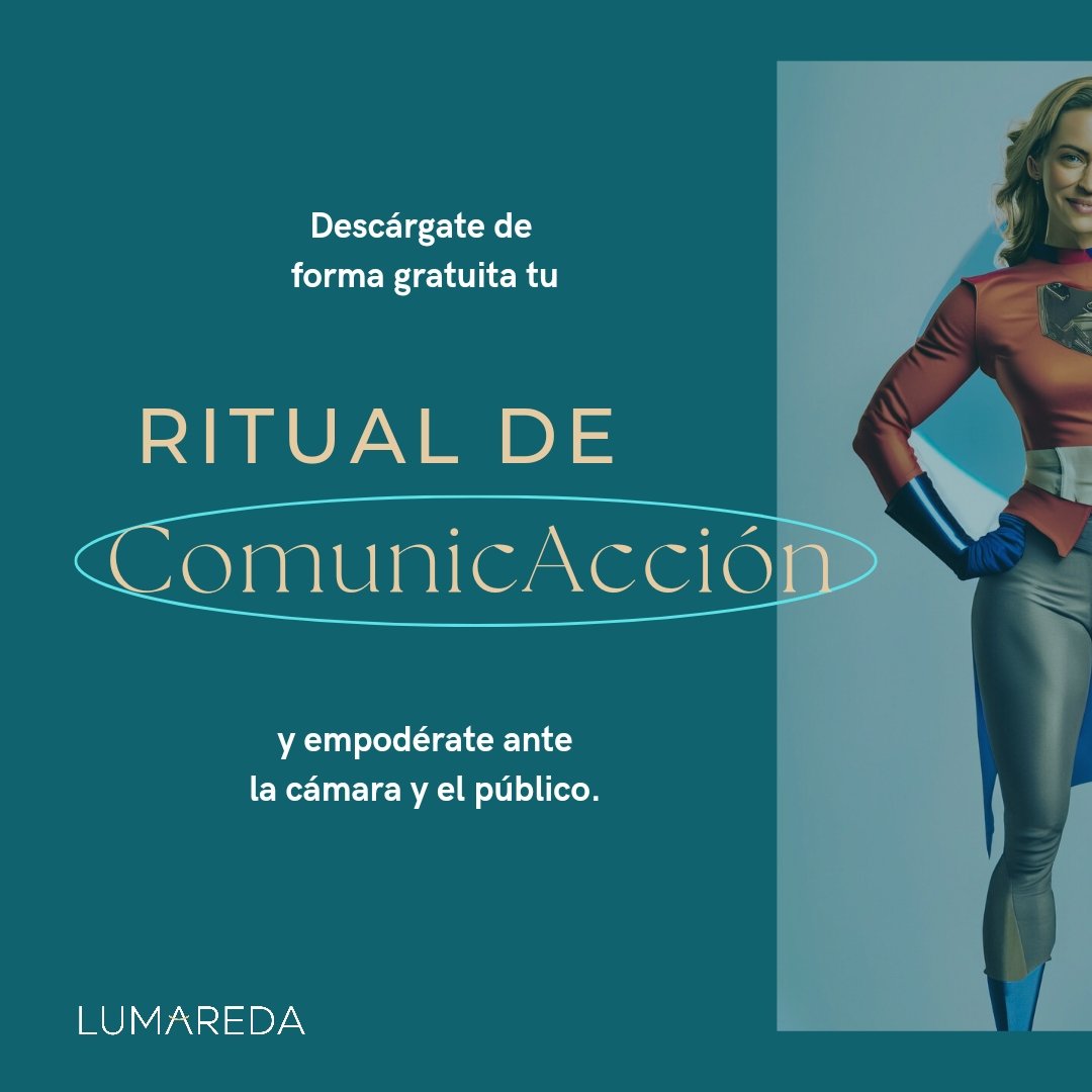 Veo cada día miedos y bloqueos de personas a las que admiro y que se echan a temblar cuando tienen que hablar a cámara o en público.

Si eres una de ellas, esto es para ti 👉🏼 lumareda.com/ritual

✅ Un checklist de 15' para empieces a brillar comunicando tus proyectos. ✨