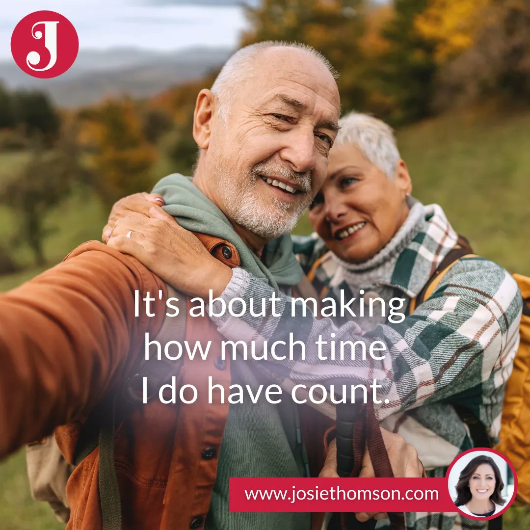 It's not about how much time I have left on this planet. It's about making how much time I do have count. Jx