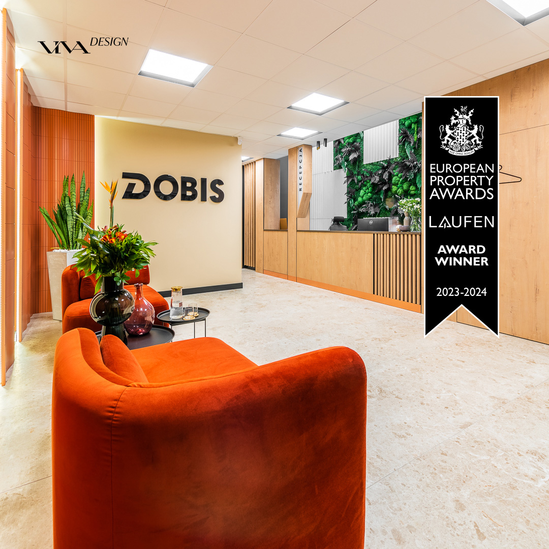 VivaDesignRz's tweet photo. Cieszymy się, że możemy podzielić się z Wami kolejnym kadrem z naszego laureata nagrody European Property Award - projektu wnętrza biurowca firmy Dobis w Trzcianie. Wyróżnienie to jest często nazywane Oscarami designu, co podkreśla skalę tego osiągnięcia. #polskiewnetrza https://t.co/q9YTh3DXjK