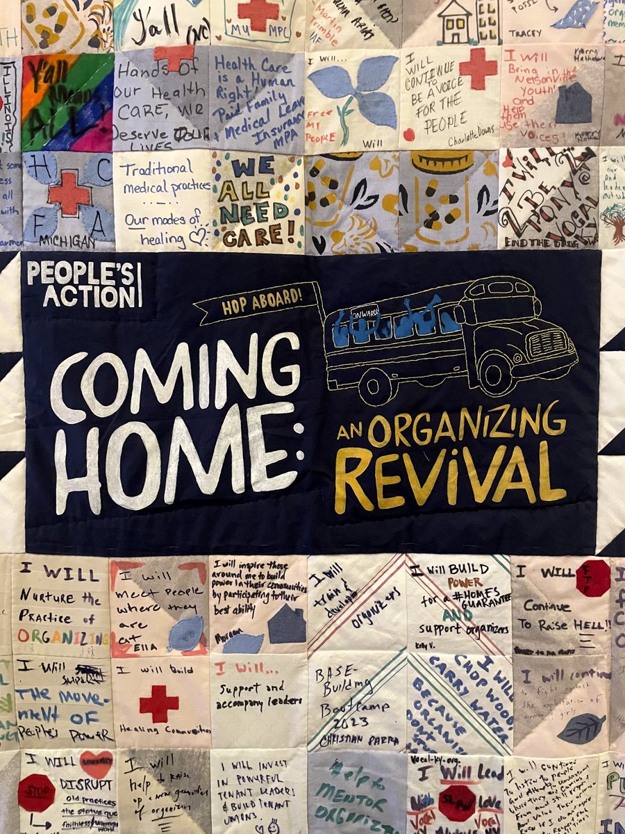 PplsAction's tweet photo. Look what coming together does! Such a beautiful symbol of our unity. #ComingHome #OrganizingRevival https://t.co/M2rk9kZrQZ
