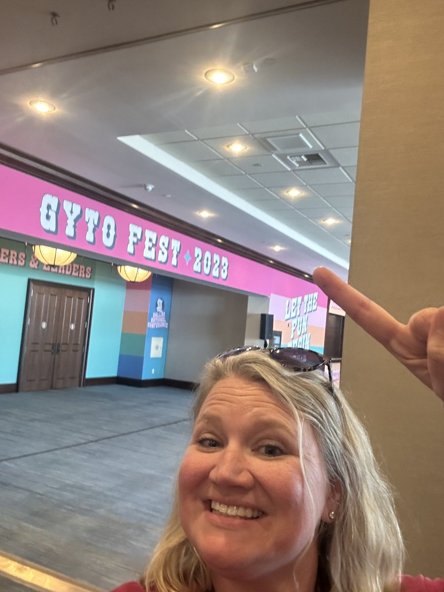We made it!! Can’t wait to get my learn on!! #GYTOFest