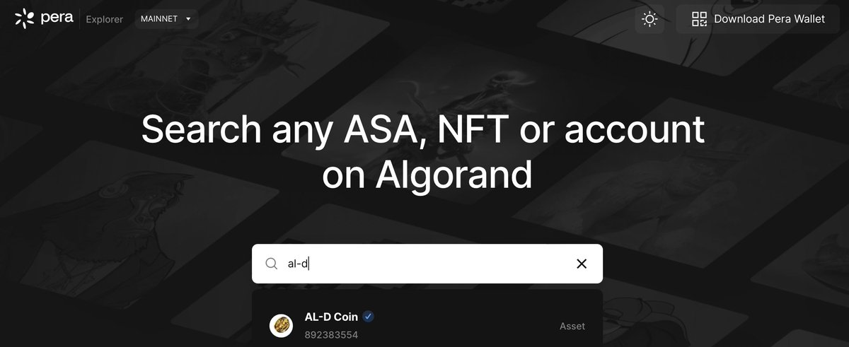 $ALD  は正式に #Algorand  ブロックチェーンの公式トークンとして認証されました🐉  Next is $DPL