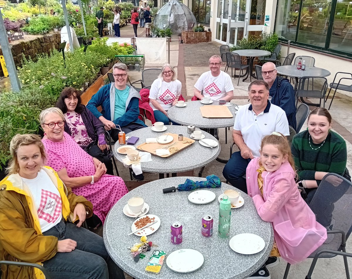 We had some top quality rain here in Inverclyde today which meant that we had to take our #GreatGetTogether indoors and celebrate having #MoreInCommon with some top quality cake and a cuppa. 
We love sharing this gathering every year in honour of Jo Cox MP.