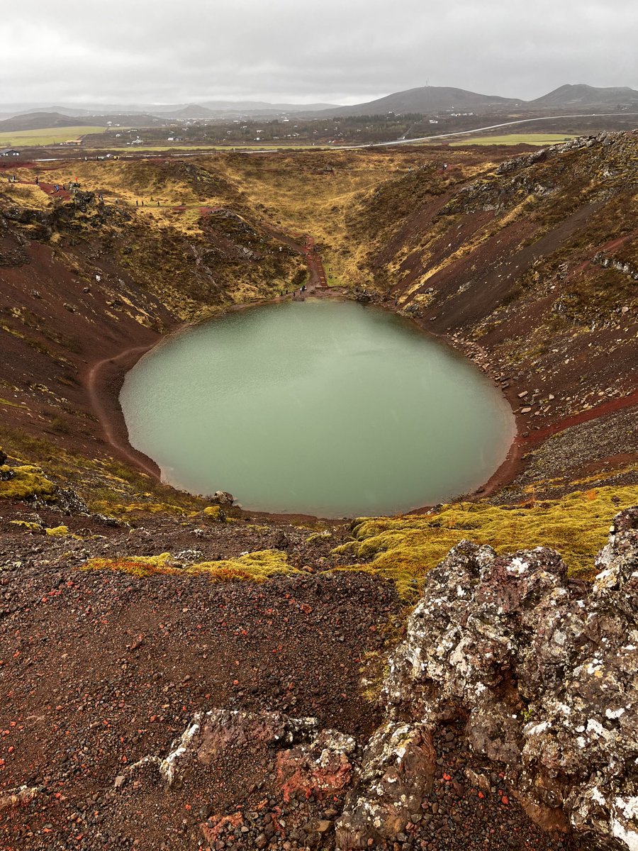 exoverland's tweet photo. Iceland #crater #volcano https://t.co/SZiulxQAQv
