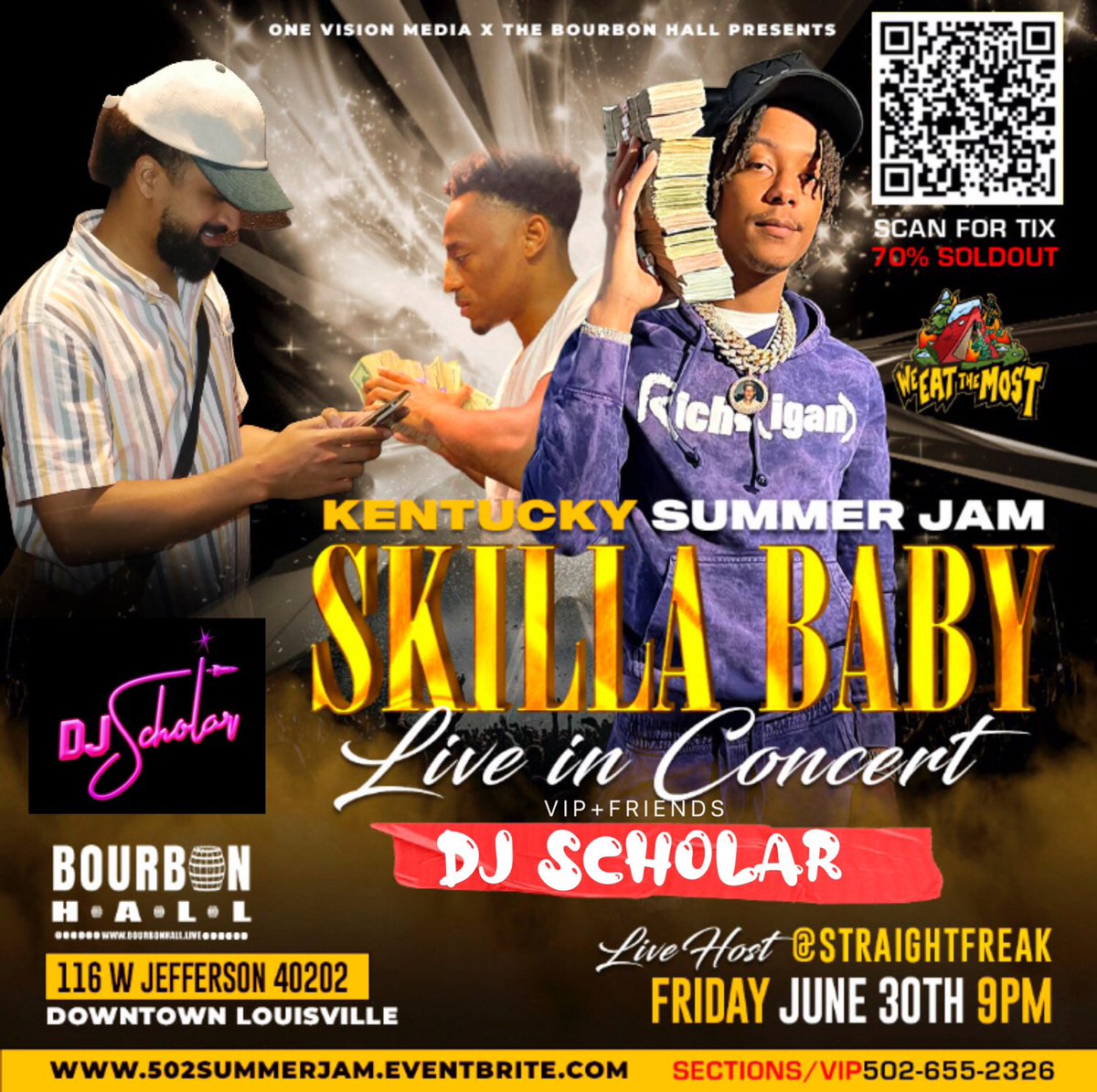 IN LOUISVILLE KENTUCKY THIS FRIDAY WITH <a href="/_Skillababy/">SKILLA</a> AND SPECIAL GUESTS! 
GET TICKETS: 502SUMMERJAM.EVENTBRITE.COM