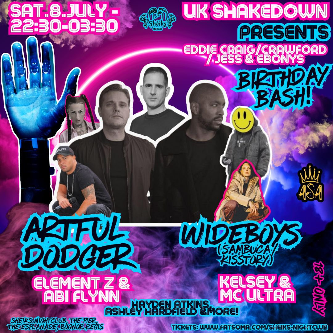 @ArtfulDodgerMC @SheiksBognor @TheWideboys @KelseySings @abithesinger @Element_Zed @Haydenatkins0 Ultra #artfuldodger Ashley , Jess, Crawford, Ebony 🫶💜🔊🥳