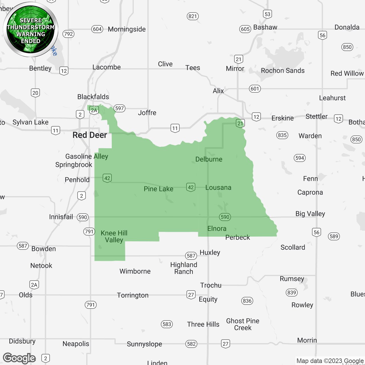 Instant Weather Alberta on Twitter "abstorm 351p SEVERE THUNDERSTORM