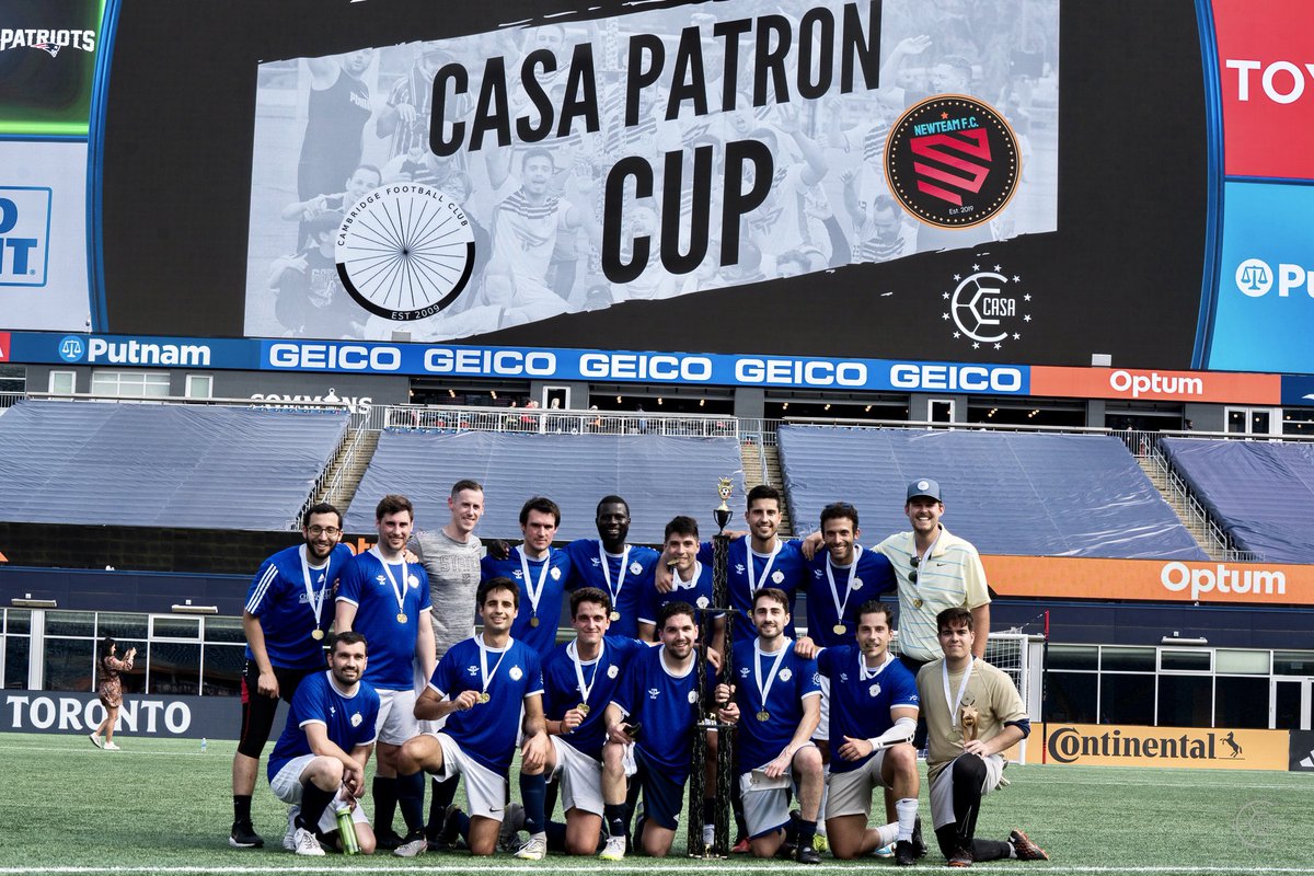 Congrats to Cambridge United for defeating New Town FC 2-0 to win CASA Soccer's Patron Cup claiming the title of the best amateur team in Boston!

Find more info on the top adult amateur league in Boston at CasaSoccerLeagues.com