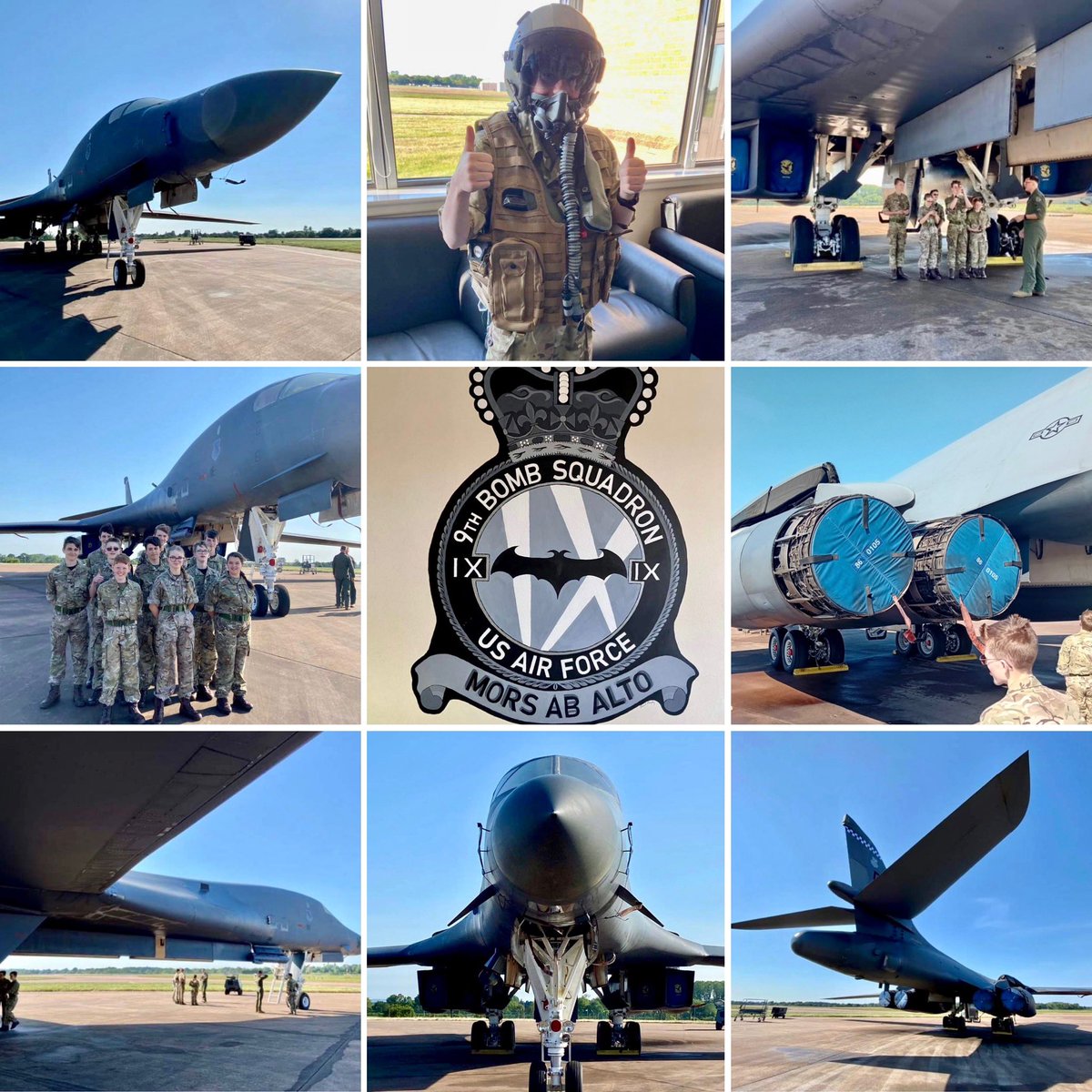 Our @aircadets recently had an opportunity to visit the USAF in Fairford for a tour round the B1 Bomber, taking a look at the aircraft's anatomy, such as the engines, bomb bays, and more.

@DWWaircadets
@ComdtAC
@SWRegionRAFAC
@usairforce

#NoOrdinaryHobby
#ReachingForTheStars