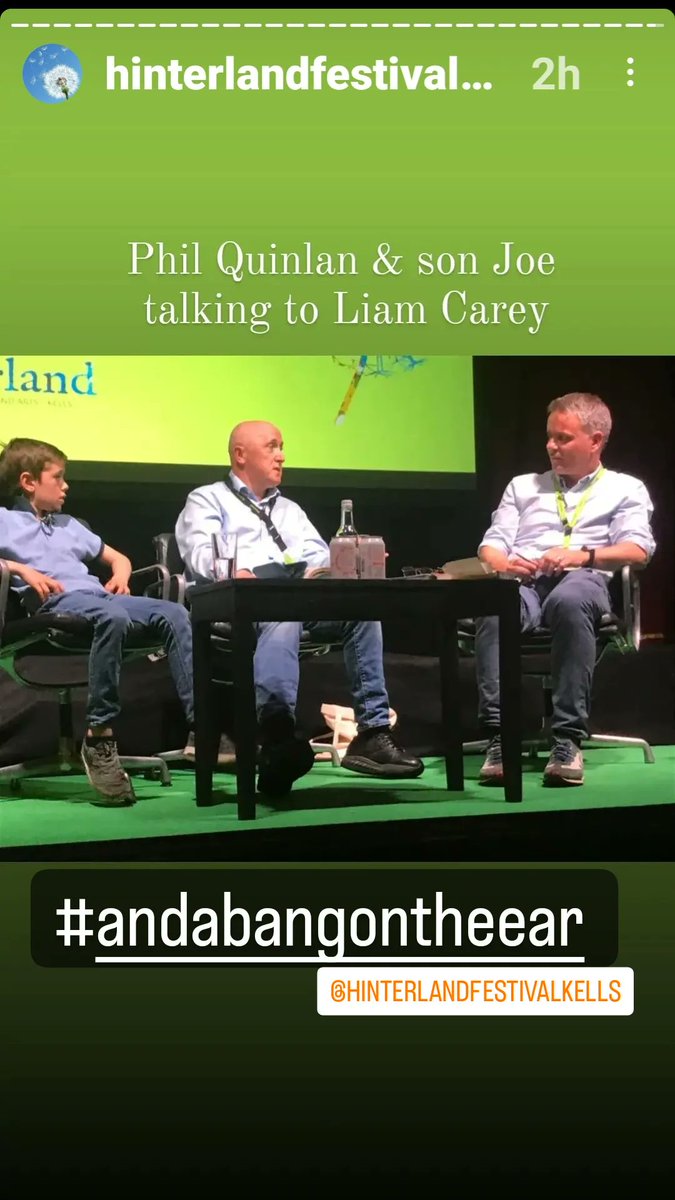 Superb evening talking at @HinterlandKells