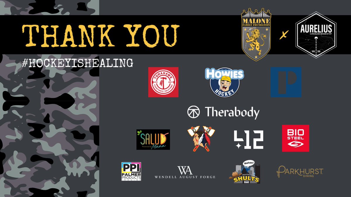 @Bugsy12Malone A stick tap salute to our partners for supporting this first-ever event!