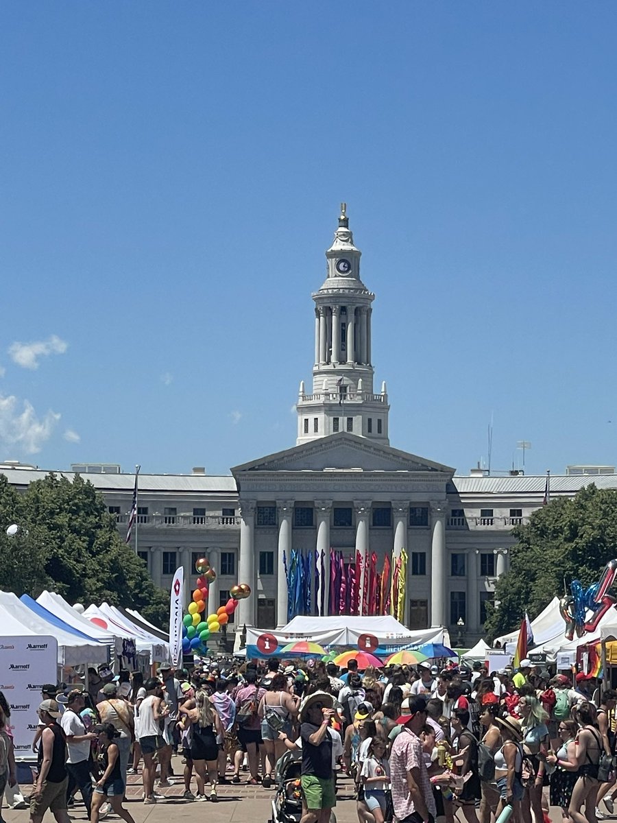 Soaking up denver pride today and it’s got me a little emotional haha. I’m so thankful to be able to live as I am without being made ashamed anymore. Love wins y’all ❤️