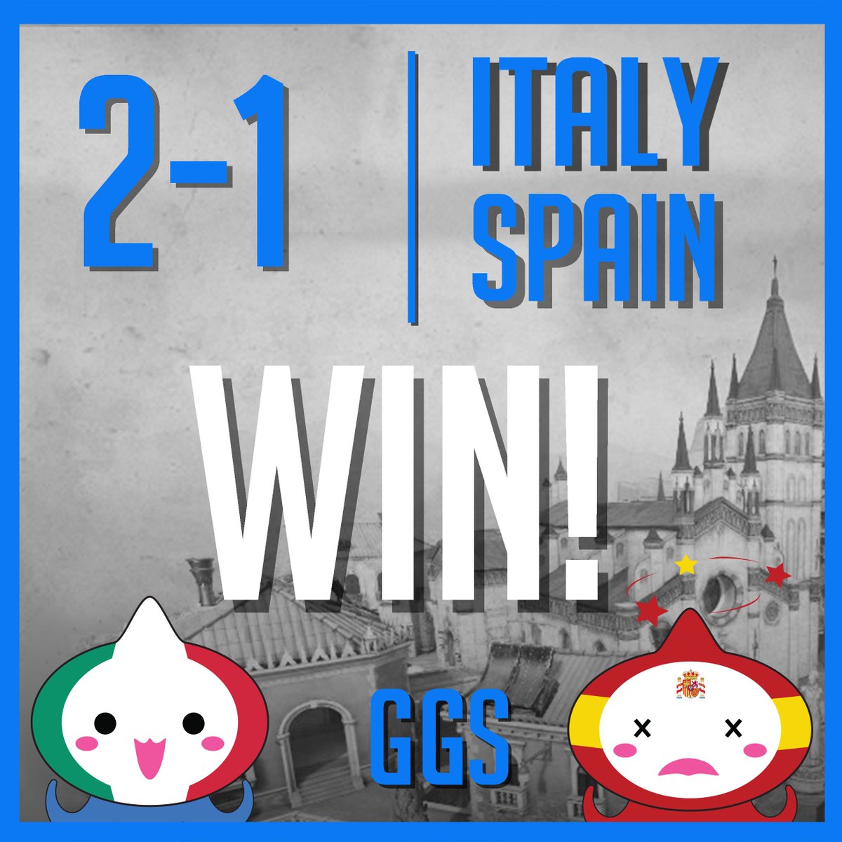 GGs <a href="/SpainOWWC/">Selección Española de Overwatch 🇪🇸</a>🫶🏻 

What a great match!
Honors to #FuriaRoja, but now let's celebrate #TeamItaly's outstanding performance!

Mad props to our dream team <a href="/RajaionL/">Rajaion_OW</a> <a href="/ChimeraOW/">Chimera</a> <a href="/Yukinoshita_OW/">Yukinoshita</a> @M1kan_OW <a href="/Frayu1600/">009⇂</a>💙

#OWWC2023