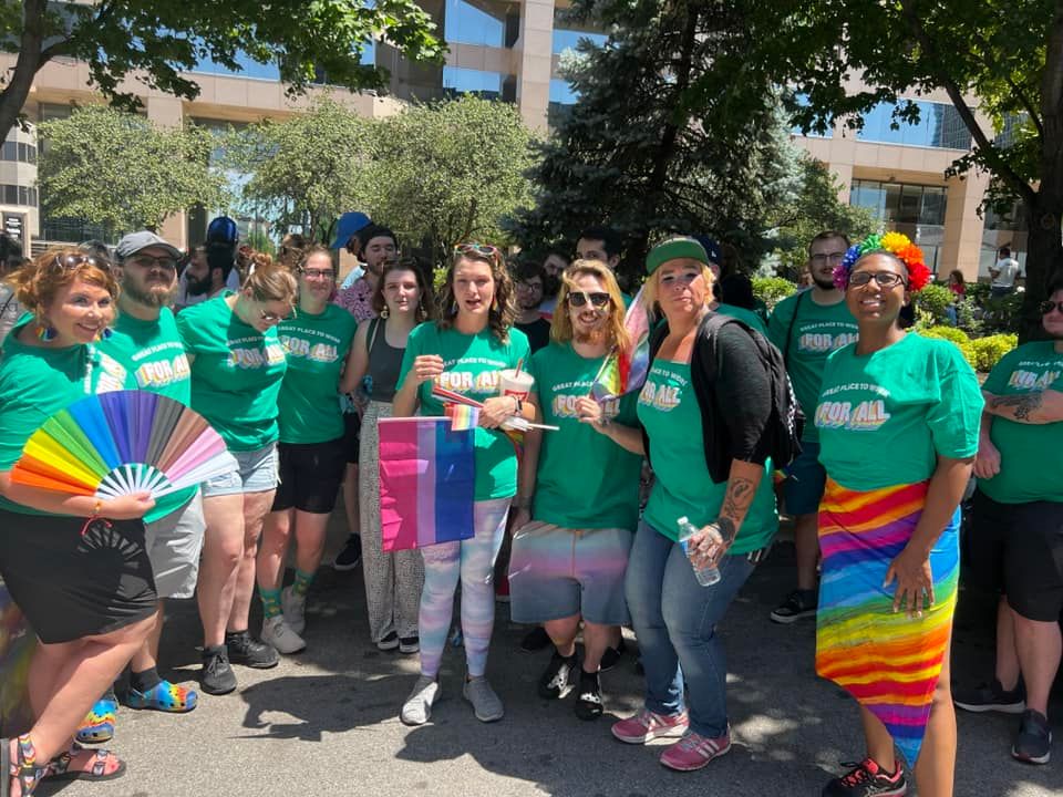 wwt_life's tweet photo. Happy #PrideSTL! 🏳️🌈 Our PRIDE ERG enjoyed walking in the #pride parade in downtown St. Louis today with @pridestl! https://t.co/yHC2xQvEGZ