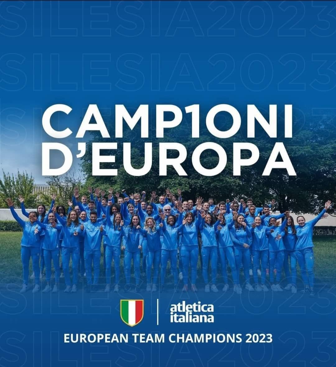 L'Italia ha vinto gli Europei a squadre in Polonia per la prima volta nella storia
Congratulazioni a tutti gli atleti azzurri, agli staff e ad @atleticaitalia per questo risultato straordinario
Siamo impazienti di vedervi gareggiare a #Roma2024 la prossima estate!

#silesia2023