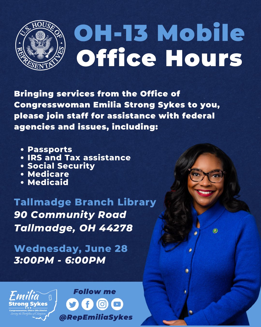 Rep. Emilia Strong Sykes on Twitter "Join my OH13 district team at