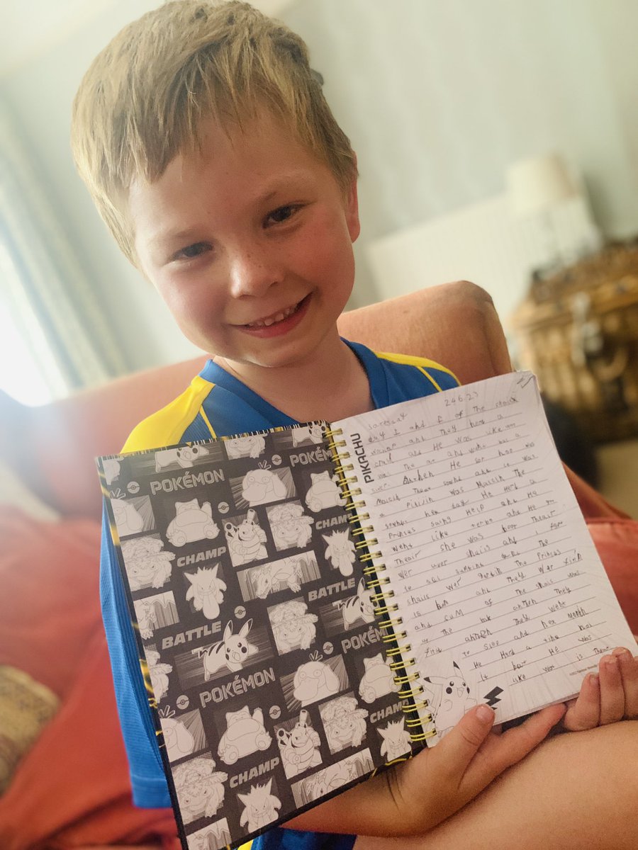 NFowler_nhs's tweet photo. My littlest monster wrote a story today, unprompted! #Monty #aged6. It’s a story about snails and princesses 🐌👸 #proudmummy #newpetsnail #hisface ❤️❤️ https://t.co/Le7DNRu1vN
