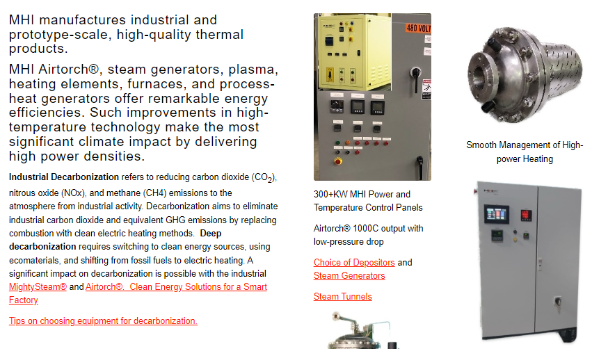 micropyretics's tweet photo. #Industrial #decarbonization #equipment https://t.co/SHQSukbvbW