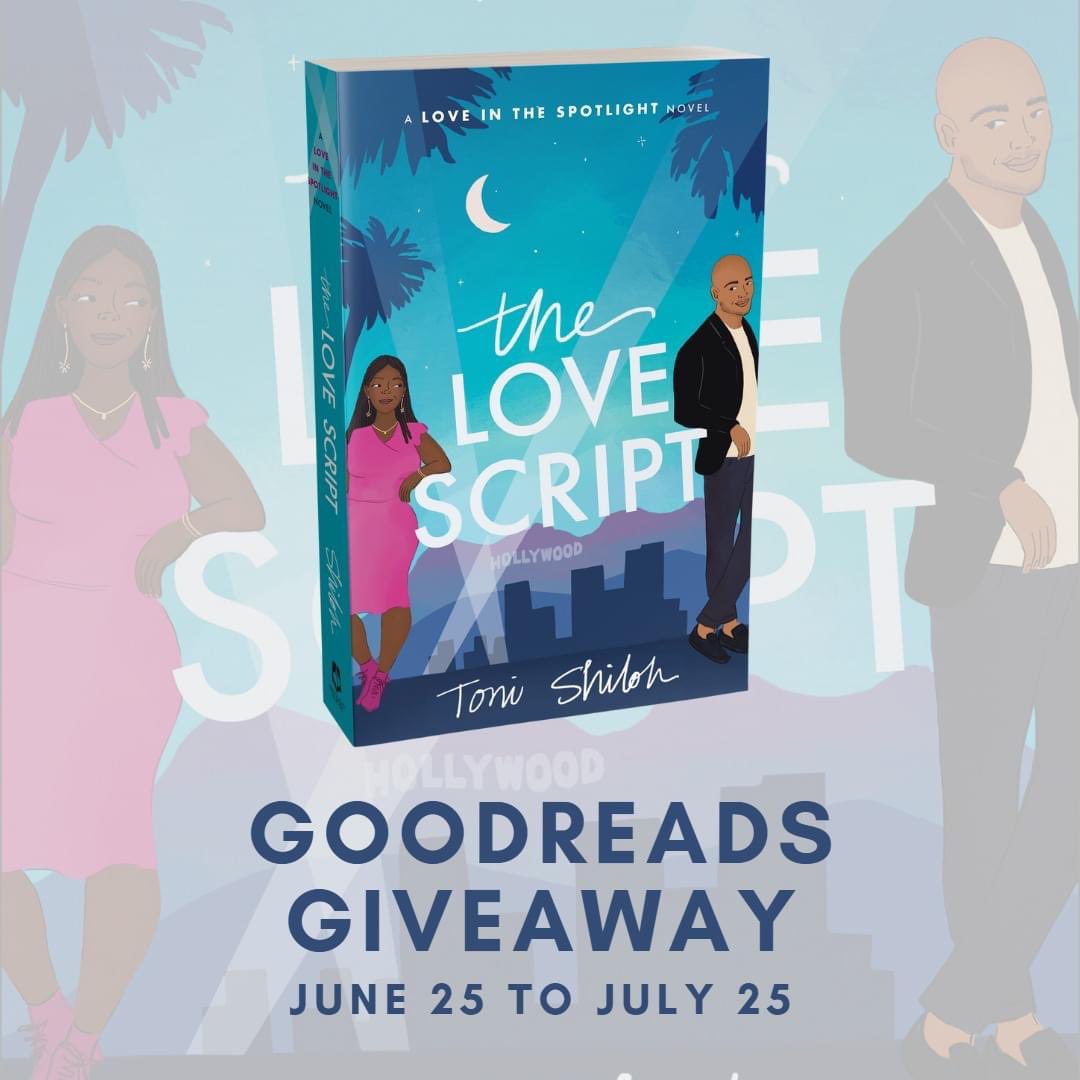 The Love Script by @tonishilohwrite is an excellent story. If you want a complimentary copy of her upcoming release, better hop on over quickly. goodreads.com/giveaway/show/…

#stepintoashilohbook #diversefiction #diversecharacters #diversereads #contemporaryromance #thelovescript